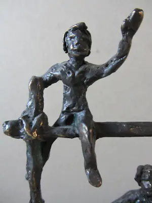 Ger van Tankeren - Spelende kinderen op klimrek. kopen? Bied vanaf 65!