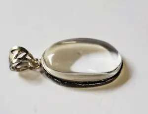 Natuurlijke zuivere kristallen edelsteen hanger 925 sterling zilveren kopen? Bied vanaf 50!