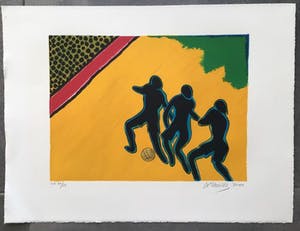 Corneille - Euro 2000 - Litho met bladgoud - ea exemplaar kopen? Bied vanaf 175!