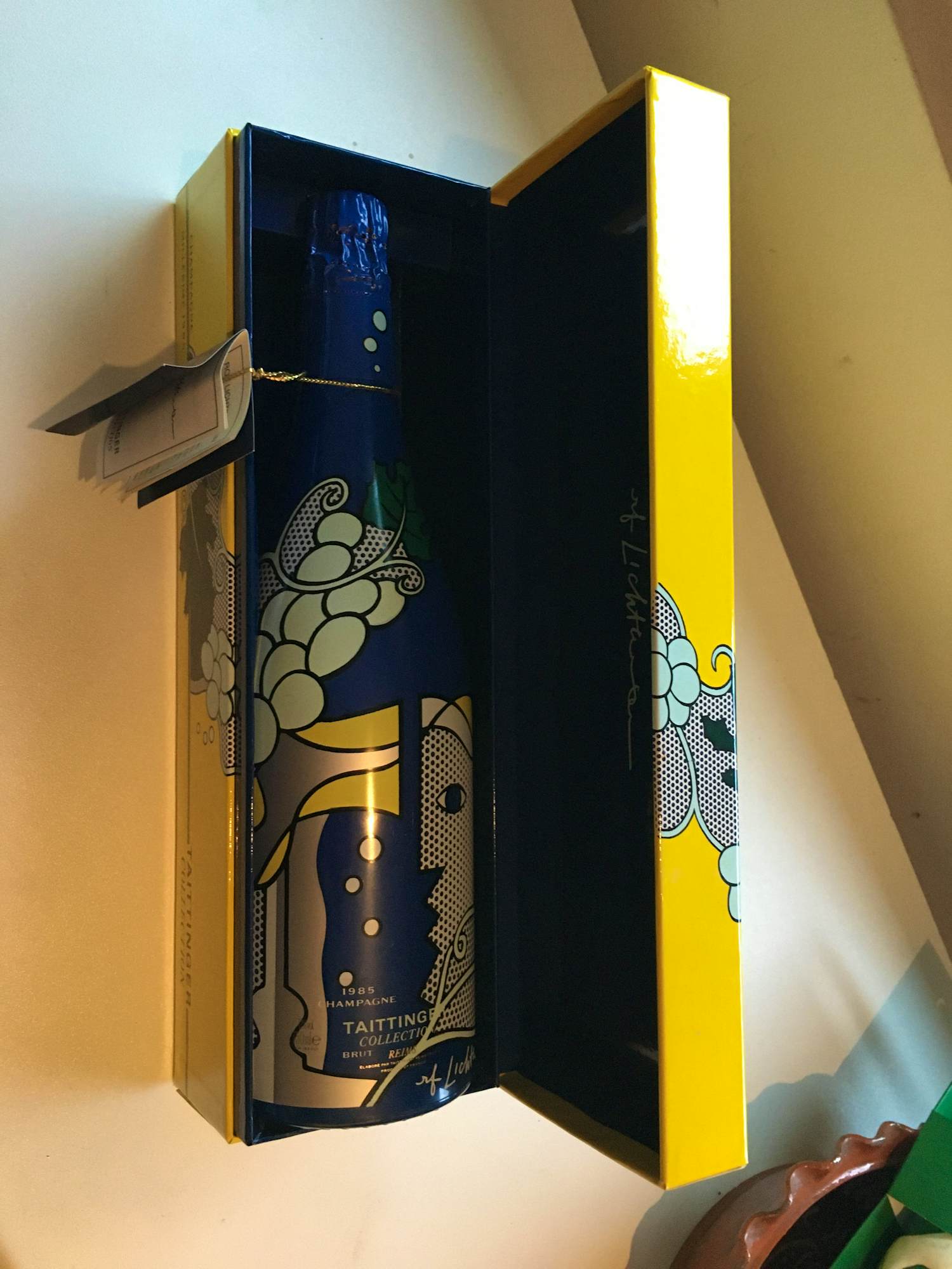 Roy Lichtenstein - Taittinger Collection Champagne 1985r kopen? Bied vanaf 300!
