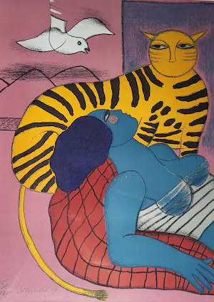 Corneille - litho 25/125, gesigneerd linksonder - 1989 kaufen? Bieten Sie von 249!
