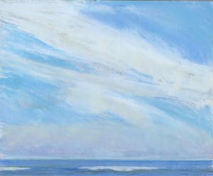 Paul Overhaus - Acryl op papier, Zeegezicht - Ingelijst kopen? Bied vanaf 70!