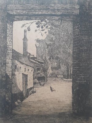 Johan D. Scherft - Doorkijkje bij Rustenburg. kopen? Bied vanaf 35!