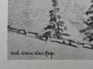 Ad van der Kop - Begraafplaats Margraten. Uit de serie Mooi Limburg. kopen? Bied vanaf 49!