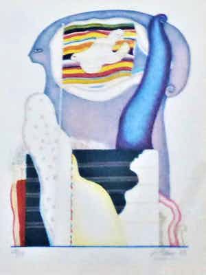 Jorg Reme - Vogel in vlag verkocht voor € 35!