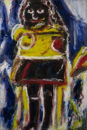 Pieter Haan - Acryl op doek, Figuur kopen? Bied vanaf 1!