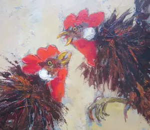 Jacques Callaert - "Hanengevecht" kopen? Bied vanaf 300!