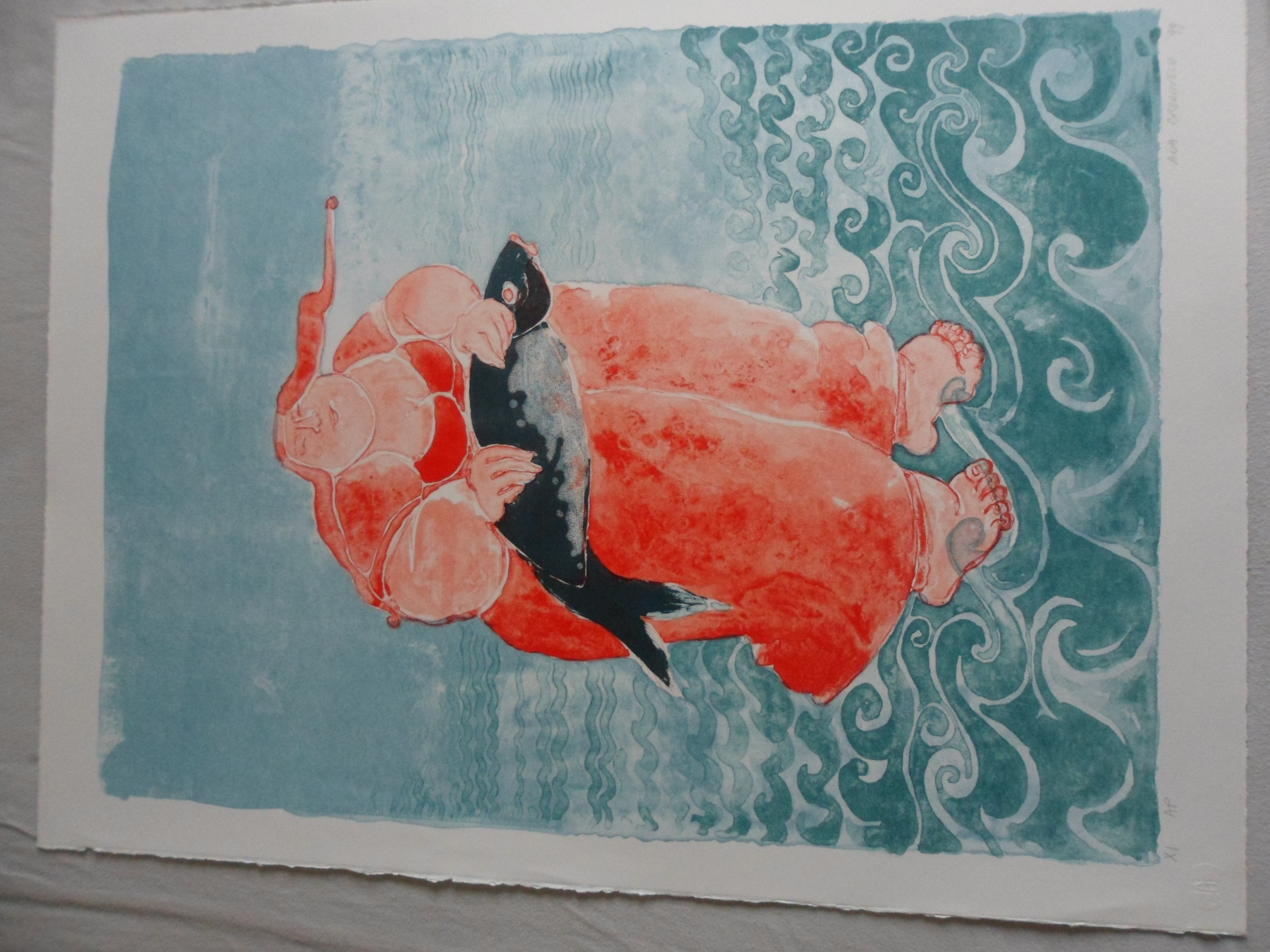 Buy Ada Breedveld - Litho, Titel, Sea Woman? Bid from 50!