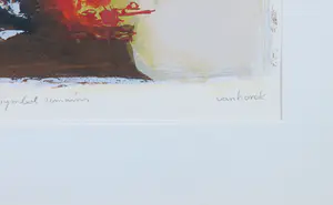 Hans Vanhorck - Zeefdruk, The Symbol Remains - Ingelijst kopen? Bied vanaf 1!