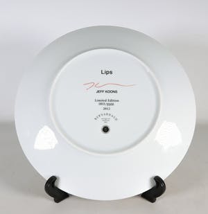 Jeff Koons - Gelimiteerd porseleinen bord - Lips - Uitgevoerd door Bernardaud kopen? Bied vanaf 1!