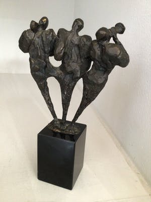 Bernadette Leijdekkers - Sculptuur “ DE MUZIKANTEN “. Gesigneerd kopen? Bied vanaf 75!