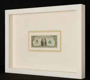 Joseph Beuys - Signiert - " One Dollar US Banknote " - Professionell gerahmt kopen? Bied vanaf 1290!