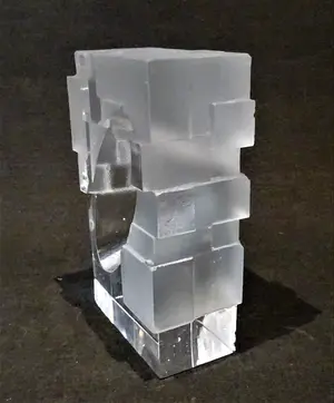 Novy Bor - Han de Kluijver - Glaskunstbeurs jaarobject 2014 getiteld Het zichtbare teken kopen? Bied vanaf 125!