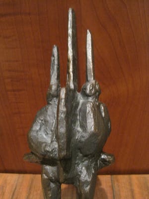 Brons (Onbekend) - Twee figuren kopen? Bied vanaf 110!