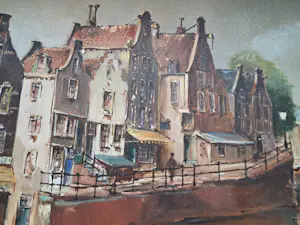 Rein Snapper - Olieverf- stadsgezicht kopen? Bied vanaf 100!