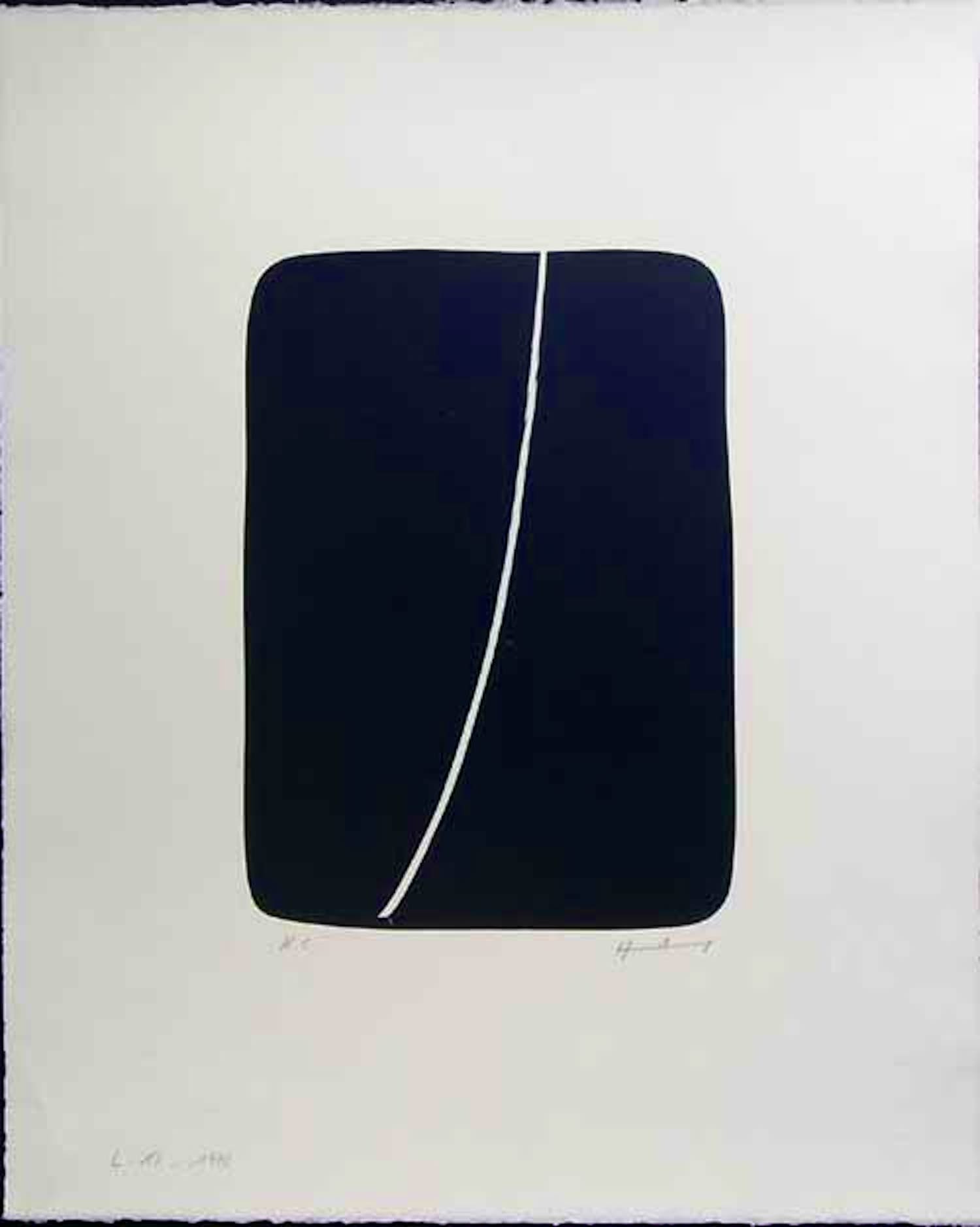 Hans Hartung - o.T. 1976 verkocht voor € 500!