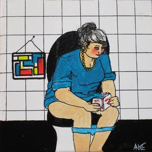 Anke Peddemors - kunst voor in het kleinste kamertje Willie kopen? Bied vanaf 17!