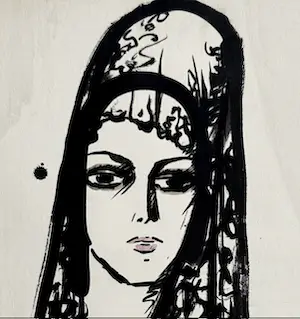 Kees van Dongen - Jeune femme à la mantille, l’Espagnol kopen? Bied vanaf 350!