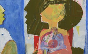 Rene D. Tosari - Gouache, Zonder titel - Ingelijst kopen? Bied vanaf 100!