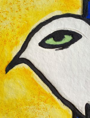 Corneille - Aquagravure: 'L’Oiseau de la Liberté' - Nieuw ingelijst kopen? Bied vanaf 720!