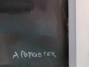 Adam Potgieter - Bloemstilleven. kopen? Bied vanaf 125!