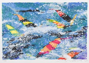 Willem Brauck - Surfers - Ingelijst kopen? Bied vanaf 1!