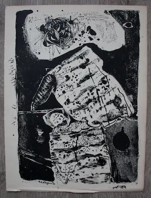 Lucebert - 10 litho's en 10 gedichten: lithologie - 1959 kopen? Bied vanaf 375!