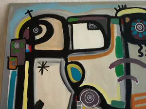 Jasper Banen - Acrylverf op doek , Alleen voor jouw ogen – 2019 – Groot , 80 x 100 cm kopen? Bied vanaf 375!