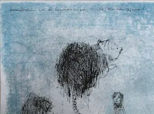 Dirkje Kuik - Kinderen van de bewaarschool in de Keukenstraat, inkttekening kopen? Bied vanaf 150!