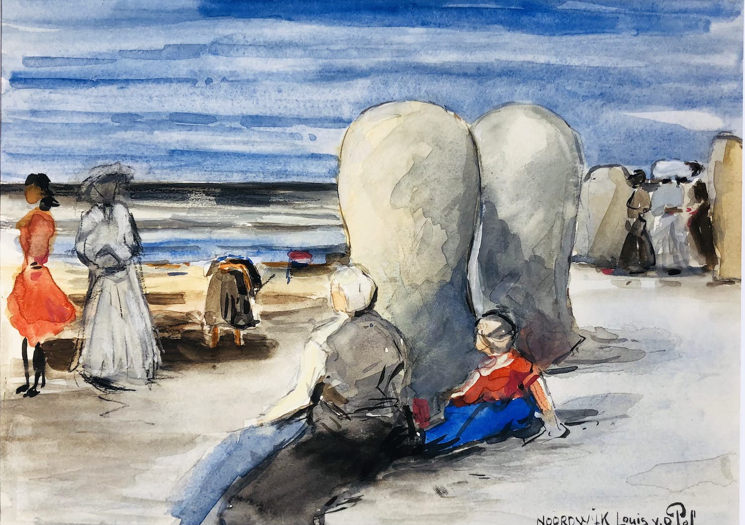 Louis van der Pol - Noordwijk verkocht voor € 55!