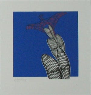 Bodo Schramm - e.a: Collectie van zes handgesigneerde zeefdrukken: Abstracte composities kopen? Bied vanaf 24!