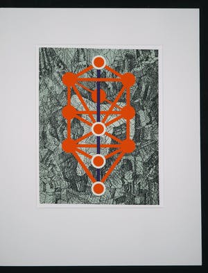 Peer Veneman - Zeefdruk, Tree of life kopen? Bied vanaf 1!