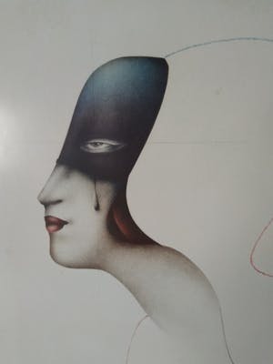 Buy Paul Wunderlich - Têtes des Femmes (serie van 3, Beatrice, Diane, Héloïse)? Bid from 40!