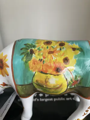 Marianne Bey - Sunflowers / Van Gogh / Cowparade kopen? Bied vanaf 1!