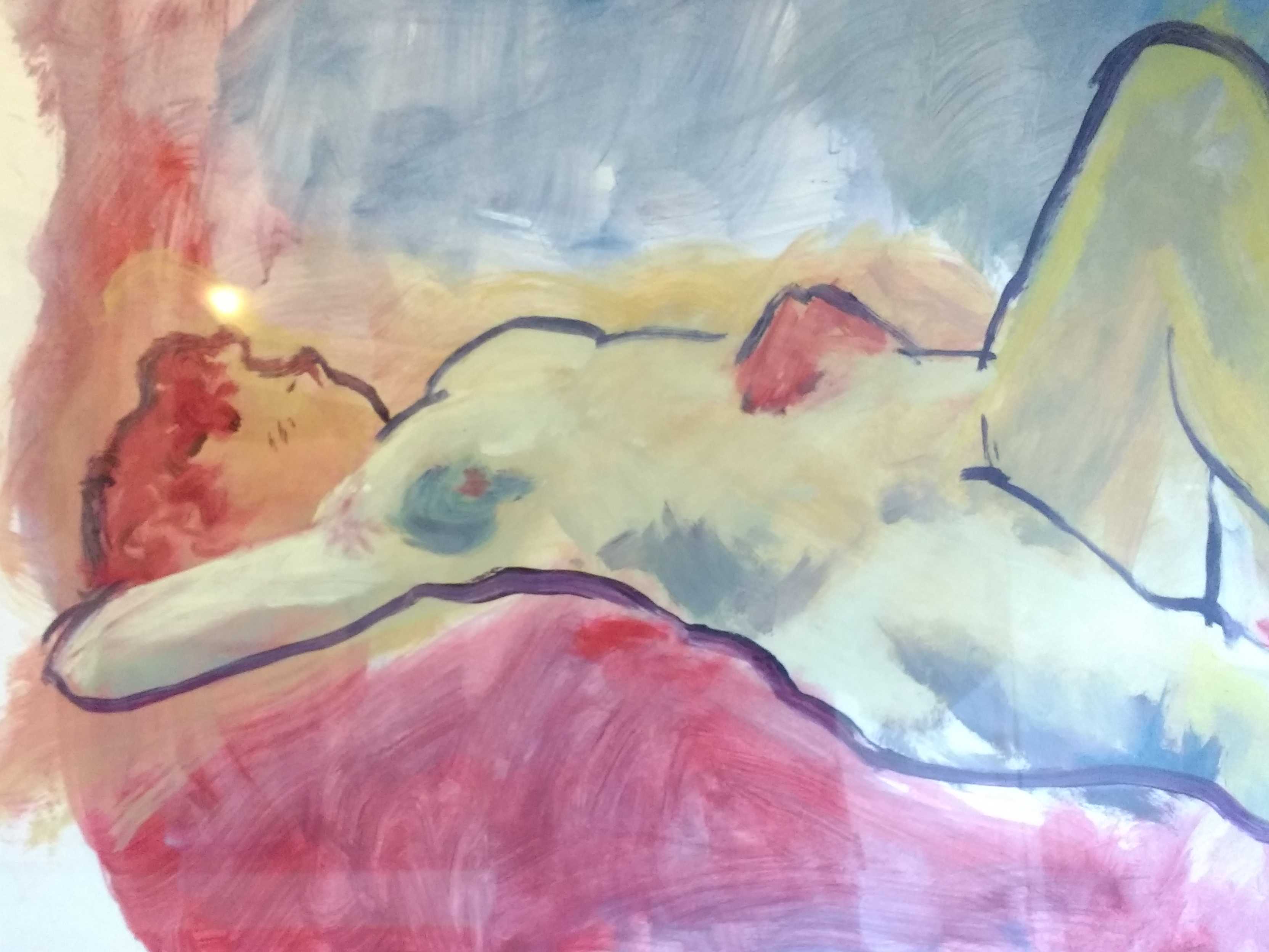 Niet of onleesbaar gesigneerd - liggend naakt kopen? Bied vanaf 1!