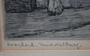 Louis Heijmans - Koorkerk Middelburg - ets kopen? Bied vanaf 50!