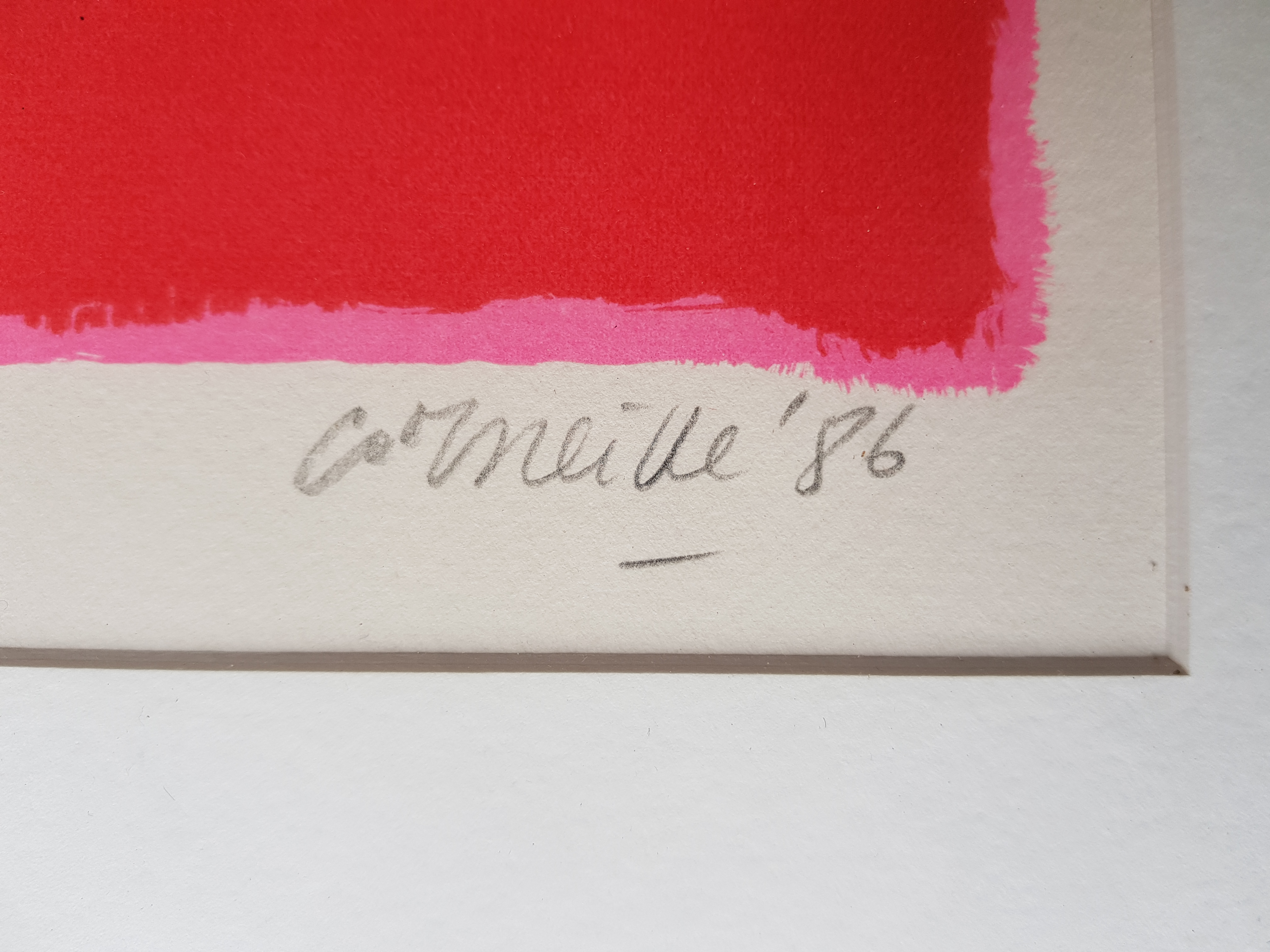 Corneille - Kleurenlitho E/A, gesigneerd , getiteld en '86 kopen? Bied vanaf 150!