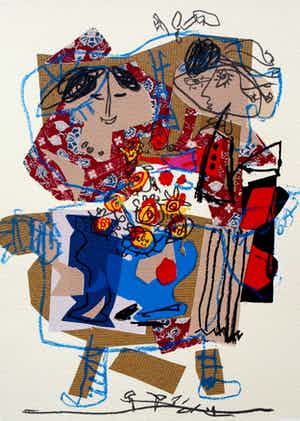 Kees Salentijn - zeefdruk -1997 verkocht voor € 55!