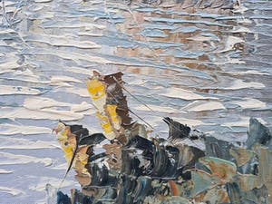 Niet of onleesbaar gesigneerd - Haven in de sneeuw kopen? Bied vanaf 1!