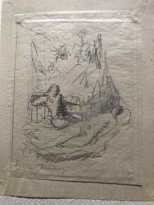Rudolf Grossmann - Rudolf Großmann Tagebuch Goethe Mappe sign.24 Orig.-Lithos 1 sign. Zeichnung! kopen? Bied vanaf 1100!
