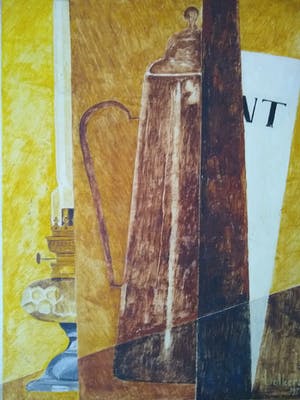 Meinert Volkers - Modern kubistisch stilleven kopen? Bied vanaf 80!