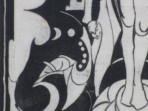 Niet of onleesbaar gesigneerd - Symbolistische voorstelling - Houtsnede kopen? Bied vanaf 1!