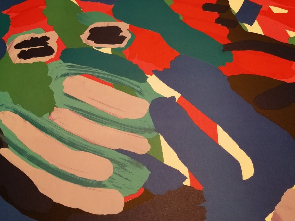 Karel Appel - Laatste keer - 'Another Blue Head Again' handgesigneerde kleurenlitho 1978 kopen? Bied vanaf 590!