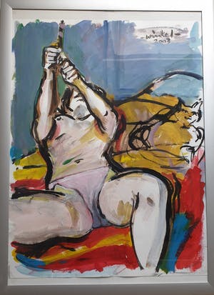 Arien Winkel - Vrouw met kat kopen? Bied vanaf 100!