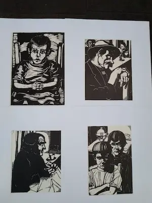 Dick Ket - Cassette met 12 linoleumdrukken kopen? Bied vanaf 300!