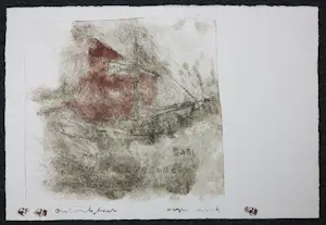 Buy Anton Heyboer - Kleuren ets, Schip? Bid from 150!