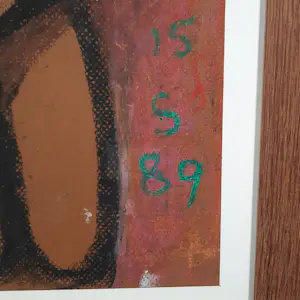 Ed Dukkers - oliepastel - Portret kaufen? Bieten Sie von 225!