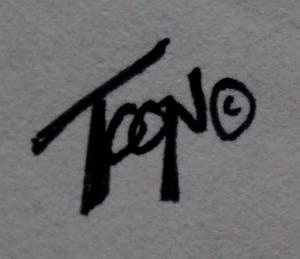 Toon van Driel - 2 Pentekeningen: Toon op vakantie - "Hoe bevalt Spanje?/er moesten alleen...!" kopen? Bied vanaf 100!