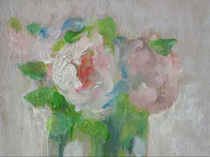 Niet of onleesbaar gesigneerd - Bloemstilleven - Olieverf/paneel kopen? Bied vanaf 1!