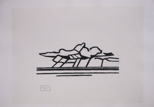 Paul Overhaus - Lot van 4 houtsnedes, Landschappen kopen? Bied vanaf 1!